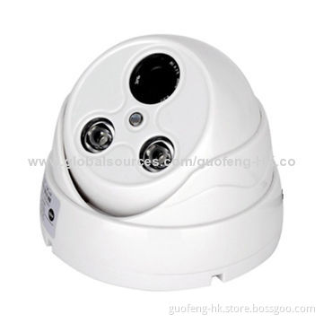 Weatherproof array infrared dome IP security camera, HD 1.3 megapixel/1/3-type CMOS high performance